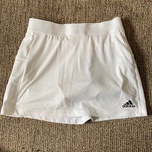 adidas white golf/tennis skort